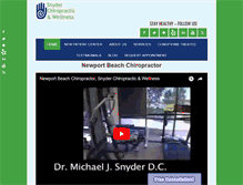 Tablet Screenshot of drmikesnyder.com